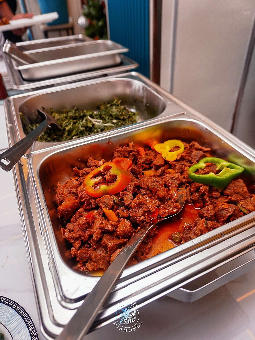 Restaurant buffet group dining moments from lounge events denim and diamonds Kenya at Nairobi Kenya Agriculture House 1st Floor Harambee Avenue