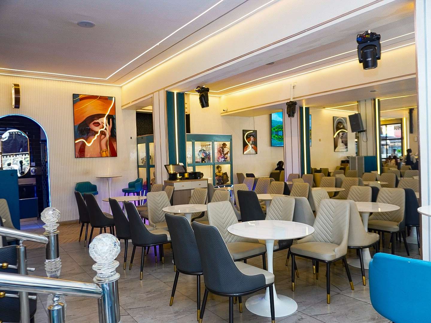 Social dining space displayed in restaurant gallery Kenya at Agriculture House, 1st Floor, Harambee Avenue, Nairobi, Kenya