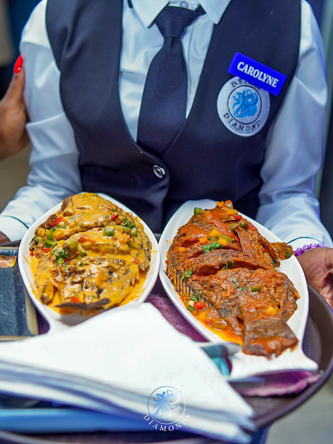 Plated meals from denim and diamonds ke a modern restaurant lounge Kenya nairobi area cbd